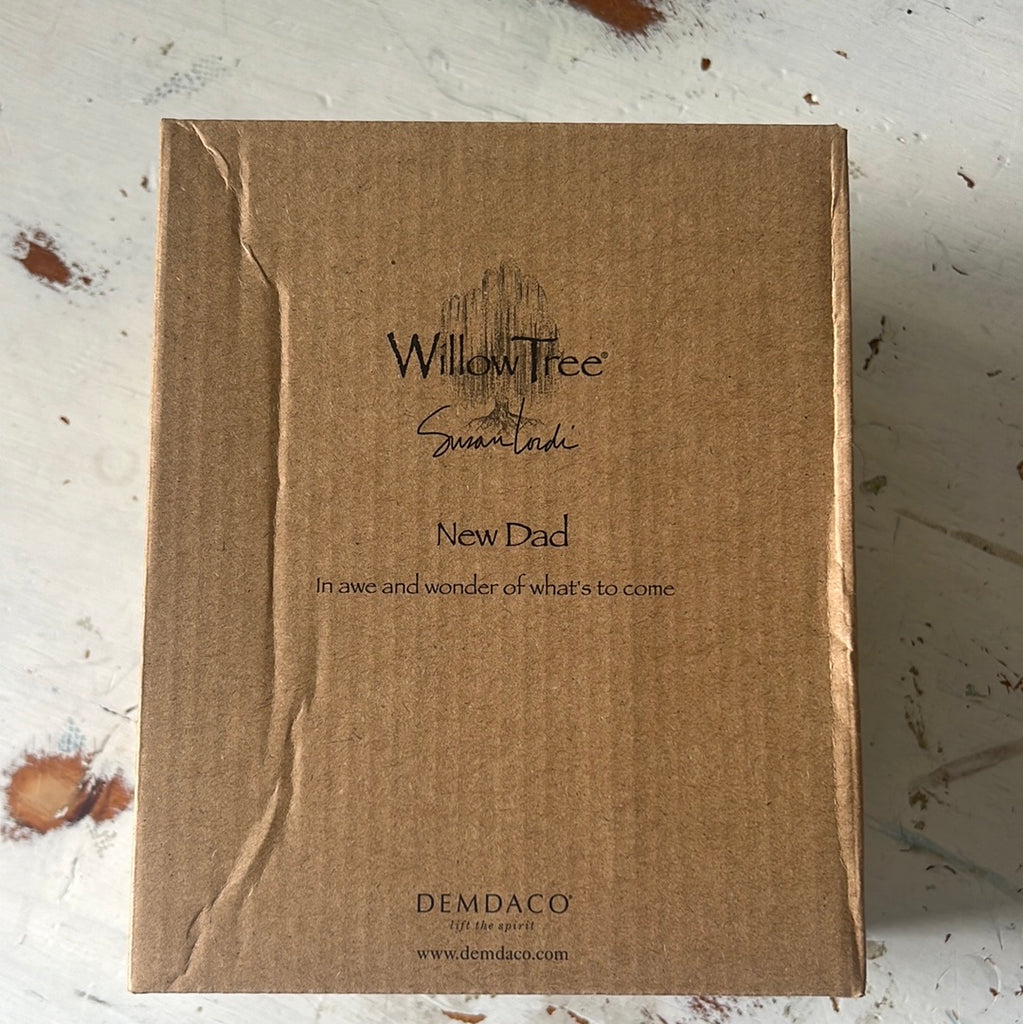 Clearance 'NEW DAD' Willow Tree figurine Damaged box