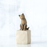 The Shabby Shed - Willow Tree Figurines - Love My Cat - Dark